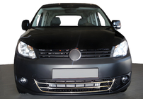 Volkswagen Caddy 2010–2015 Frontbumperlister Trend (3 delar, rostfritt stål) foto 1