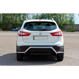 Bakre skyddsbåge AK007-Plus (rostfritt) Nissan Qashqai 2014–2021 foto 3