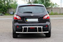 Nissan Qashqai 2010–2014 Bakre skyddsbåge AK011 (rostfri) foto 2
