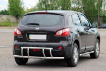 Nissan Qashqai 2007–2010 Bakre skyddsbåge AK011 (rostfri) foto 2
