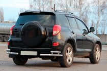 Toyota Rav 4 2006–2013 Bakre hörndelar AK003-double (2 st, rostfritt) foto 1