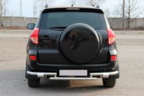 Toyota Rav 4 2006–2013 Bakre skyddsbåge AK005-2 (2 st, rostfritt stål) foto 2