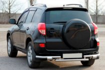 Toyota Rav 4 2006–2013 Bakre skyddsbåge AK005-2 (2 st, rostfritt stål) foto 1
