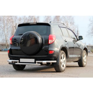 Bakre skyddsbåge AK005-2 (2 st, rostfritt stål) Toyota Rav 4 2006–2013 foto 3