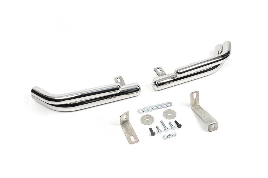 Hyundai Santa Fe 2 2006–2012 Bakre dubbla hörnskydd AK003-Double (rostfritt stål) Image