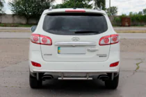 Hyundai Santa Fe 2 2006–2012 Bakre skyddsbåge AK002-2 (rostfritt stål) foto 3
