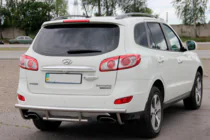 Hyundai Santa Fe 2 2006–2012 Bakre skyddsbåge AK002-2 (rostfritt stål) foto 5