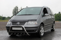 Volkswagen Sharan 1995–2010 Frontbåge WT004 (rostfritt stål) foto 1