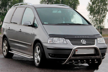 Volkswagen Sharan 1995–2010 Frontbåge WT004 (rostfritt stål) foto 2