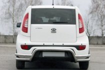 Kia Soul II 2013–2018 Bakre skyddsbåge AK007-2 (rostfritt stål) foto 1