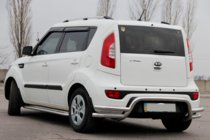 Kia Soul II 2013–2018 Bakre skyddsbåge AK007-2 (rostfritt stål) foto 2