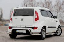 Kia Soul II 2013–2018 Bakre skyddsbåge AK007-2 (rostfritt stål) foto 4