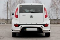 Kia Soul II 2013–2018 Bakre skyddsbåge AK007-2 (rostfritt stål) foto 3