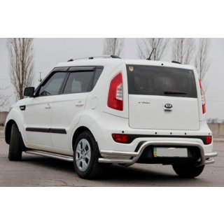 Bakre skyddsbåge AK007-2 (rostfritt stål) Kia Soul II 2013–2018 foto 2