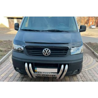 Frontbåge ST006-04 "Nostrils" (rostfritt stål) Volkswagen T5 Transporter 2003–2010 foto 2