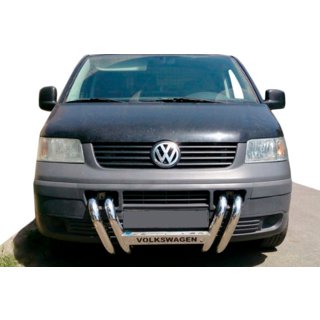 Frontbåge ST006-04 "Nostrils" (rostfritt stål) Volkswagen T5 Transporter 2003–2010 foto 1