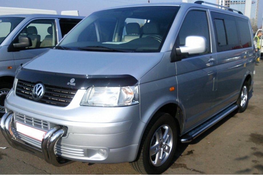 Volkswagen T5 Transporter 2003–2010 Frontbåge ST006-04 "Nostrils" (rostfritt stål) Foto 4