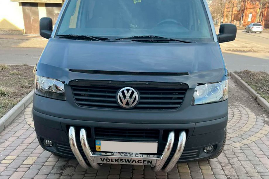 Volkswagen T5 Transporter 2003–2010 Frontbåge ST006-04 "Nostrils" (rostfritt stål) Foto 2