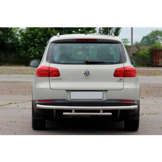 Bakre skyddsbåge AK002-2 (rostfritt stål) Volkswagen Tiguan 2007–2016 foto 3