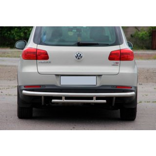 Bakre skyddsbåge AK002-2 (rostfritt stål) Volkswagen Tiguan 2007–2016 foto 1