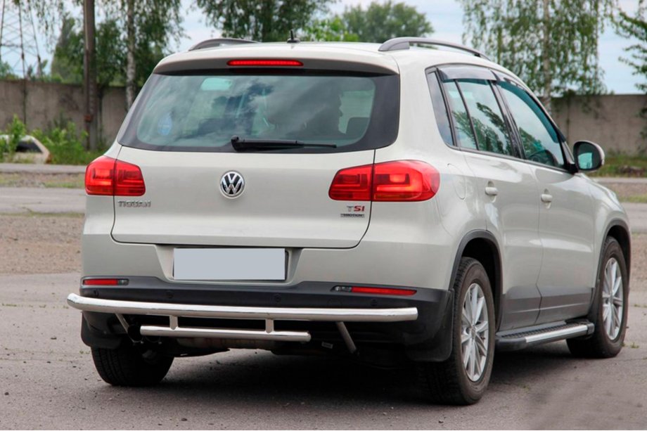 Volkswagen Tiguan 2007–2016 Bakre skyddsbåge AK002-2 (rostfritt stål) Foto 4
