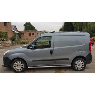Sidorör (2 st, rostfritt) Fiat Doblo II 2010–2022 foto 3