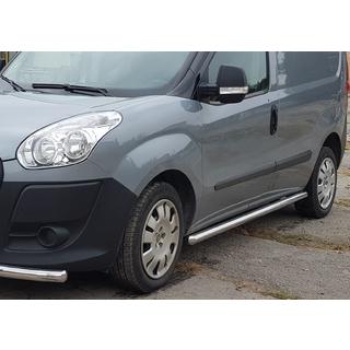 Sidorör (2 st, rostfritt) Fiat Doblo II 2010–2022 foto 1