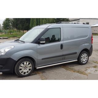 Sidorör (2 st, rostfritt) Fiat Doblo II 2010–2022 foto 2