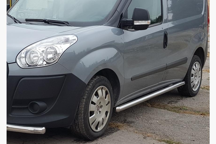Fiat Doblo II 2010–2022 Sidorör (2 st, rostfritt) 60 mm, Maxi-bas Image
