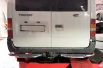 Ford Transit 2000–2014 Bakre fotstegsskydd AK-Special (rostfritt) foto 3