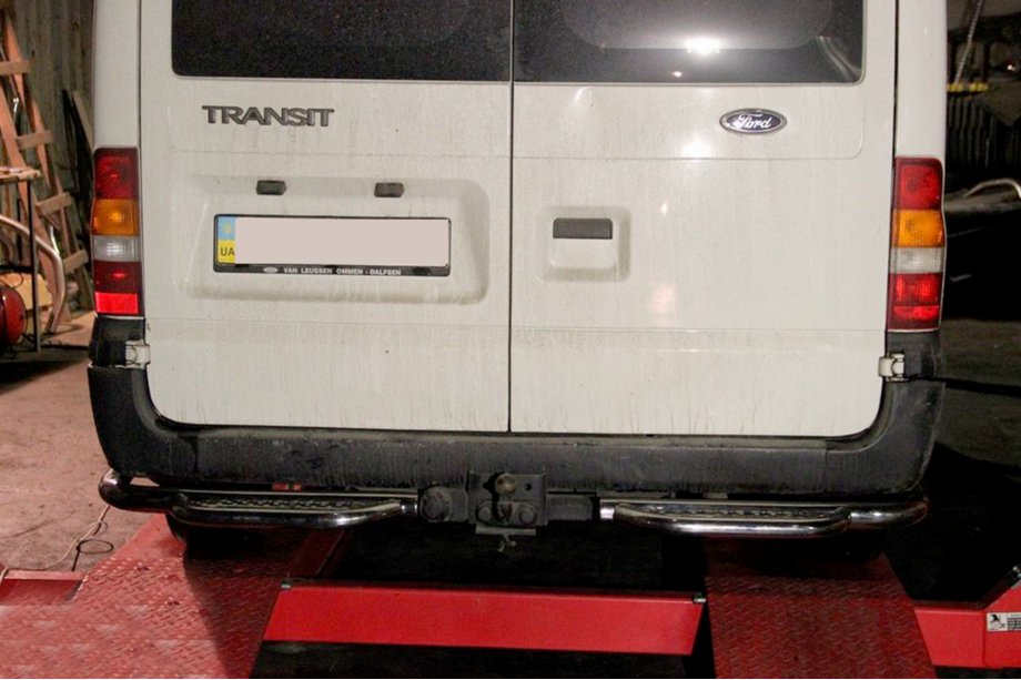 Ford Transit 2000–2014 Bakre fotstegsskydd AK-Special (rostfritt) Image