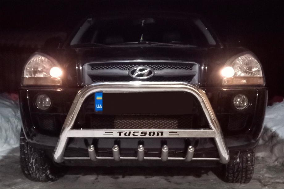Hyundai Tucson JM 2004– Frontbåge WT004 (rostfritt) Foto 3