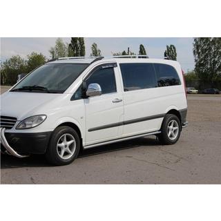 Sidorör BB001 (2 st, rostfritt) Mercedes Vito W639 2004–2014 foto 2