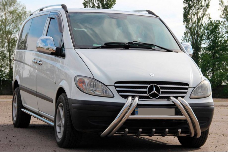 Mercedes Viano 2004–2014 Frontbåge Kelebek WT011 (rostfritt) Image
