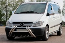 Mercedes Vito W639 2004–2014 Frontbåge Kelebek WT011 (rostfritt) foto 2