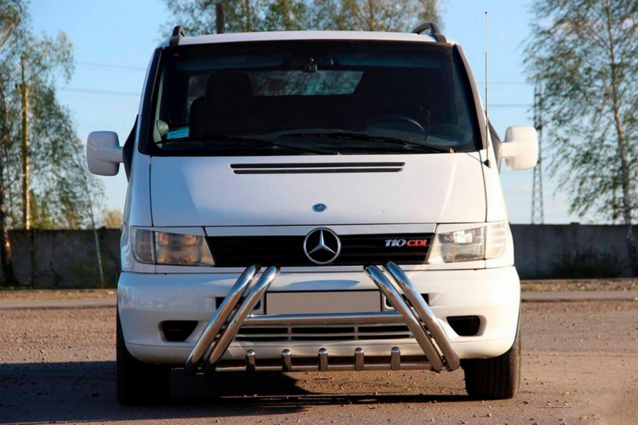 Mercedes Vito W638 1996–2003 Frontbåge Kelebek WT011 (rostfritt) Foto 3