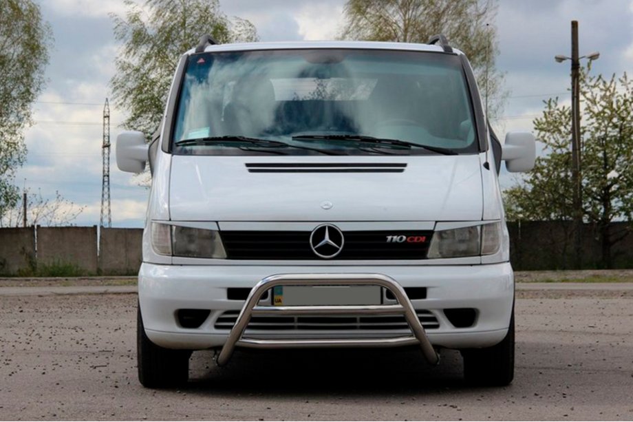 Mercedes Vito W638 1996–2003 Frontbåge WT022 (rostfritt stål) Image
