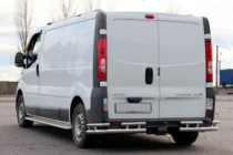 Opel Vivaro 2001–2015 Bakre skyddsbåge AK003-Plus-2 (rostfritt) foto 3