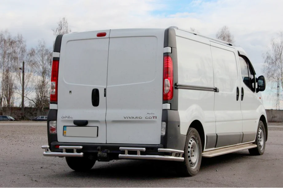 Opel Vivaro 2001–2015 Bakre skyddsbåge AK003-Plus-2 (rostfritt) Image