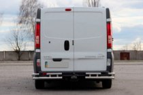 Nissan Primastar 2002–2014 Bakre skyddsbåge AK003-Plus-2 (rostfritt) foto 3