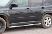 Nissan X-trail T31 2007–2014 Sidorör BB002 (2 st, rostfritt) foto 4