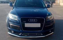 Audi Q7 2005–2015 Främre skyddsbåge ST008 (rostfritt) Ø70 mm foto 1