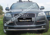 Audi Q7 2005–2015 Främre skyddsbåge ST008 (rostfritt) Ø70 mm foto 5