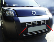 Fiat Fiorino/Qubo 2008–2024 Gallerlister (13 delar, rostfritt stål) foto 1