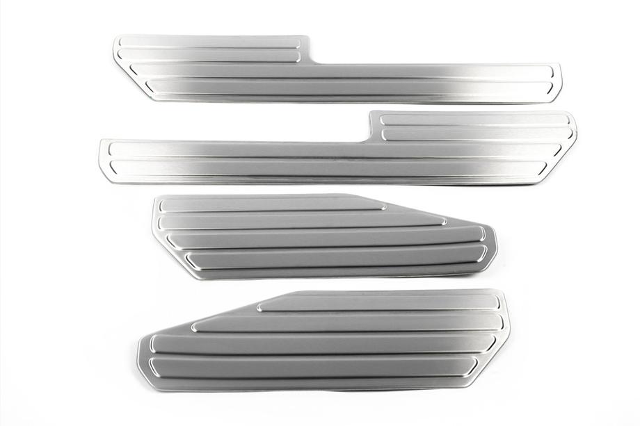 Volkswagen Amarok 2010–2022 OmsaLine invändiga instegslister (4 st, rostfritt stål) Foto 2