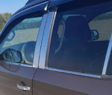 Volkswagen Amarok 2010–2022 Fönsterlister (4 remsor, rostfritt stål) Carmos - turkiskt stål foto 5