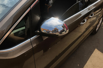 Volkswagen Sharan 2010–2023 Spegelkåpor (2 st, rostfritt stål) Carmos - turkiskt stål foto 3
