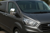 Ford Custom 2013–2022 Kromade spegelkåpor (2 st, plast) OmsaLine foto 1