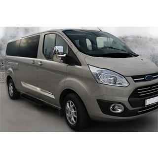Kromade spegelkåpor (2 st, plast) Ford Custom 2013–2022 foto 3