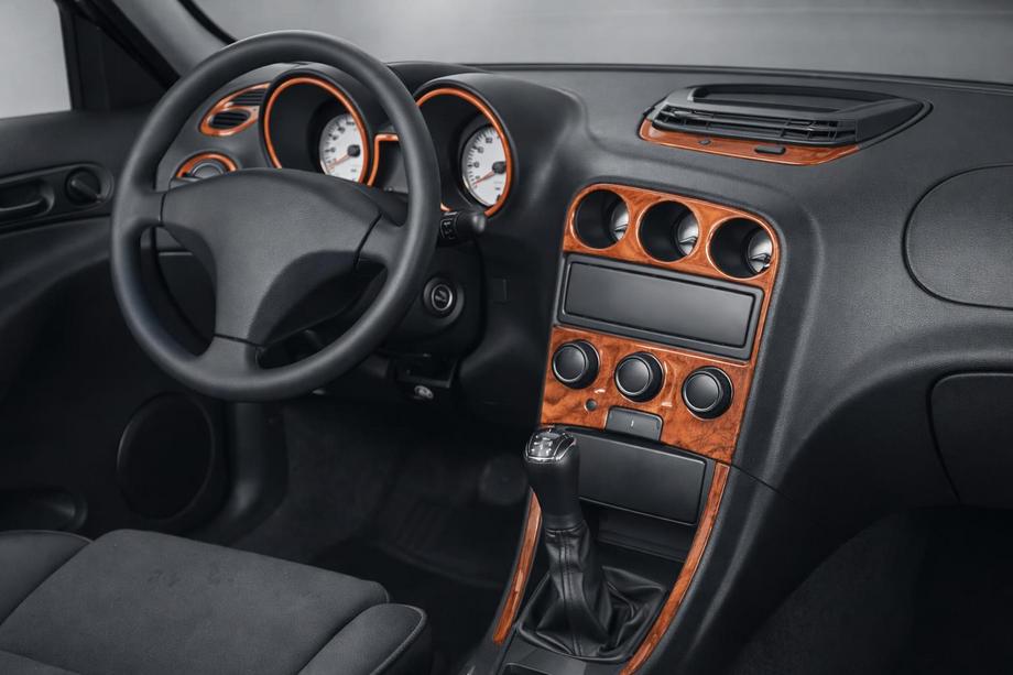 Alfa Romeo 156 1997–2007 Instrumentpanelslister (Meric) Aluminium Image